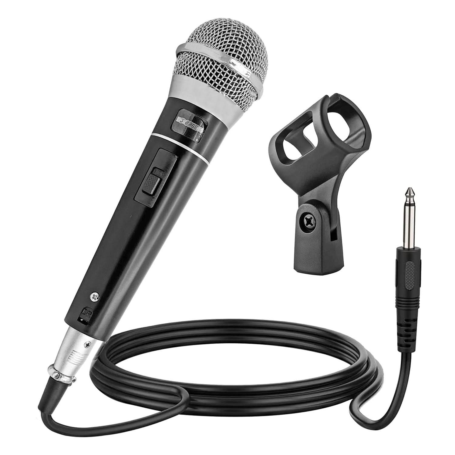 5Core XLR Microphone Dynamic Mic Karaoke Singing Studio Mics Handheld Microfono-0